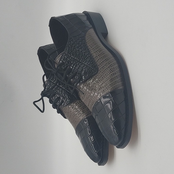 1851- Stacy Adams Talarico Oxfords Men's Shoes Genuine Leather NWT - Picture 2 of 12